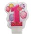 1st Birthday Girl Party Candle
