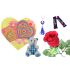 Multi Design Heart Print Valentine Combo (Pack Of 6)