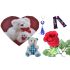 Cute White Teddy Print Valentine Combo (Pack Of 6)