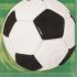 3D Soccer Premium 2 Ply Paper Napkins - Pack of 16