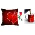 Red Valentine Cushion Combo