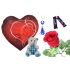 Red Designer Heart Valentine Combo (Pack Of 6)