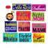 Funny Wedding Party Photo Booth Props - Multi Colour - (Pack of 12)
