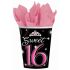 Sweet 16 Sparkle Cups (Pack Of 8)