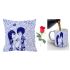 Classic Blue Valentine Cushion Combo