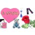 Flower Love Print Valentine Combo (Pack Of 7)
