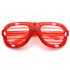 Flashing LED Shutter Shades Glasses (Red)