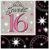 Sweet 16 Paper Napkins (Pack Of 16)