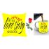 Yellow Love Print Valentine Cushion Combo