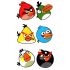 Angry Birds Multiple Birds Magnets (Pack of 6)