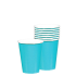Caribbean Blue Paper Cups (Pack Of 10)