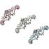Classic Design Crystal Body Tattoo - Pack Of 3