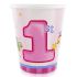 Fun At 1 Girl Party Cups (Pink)