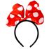 Funny Polka Dots Bow Headband (Red)