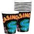 Casino Party Paper Cups (Pack Of 8)