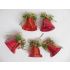 Decoration Jingle Bell   - Red - (Pack Of 5)