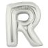 Alphabet Letter R Silver Foil Balloon - 14