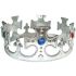 Kings Plastic Crowns (Silver)