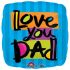 Love You Dad Foil Balloon - 18