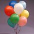 Assorted Solid Colour Metallic Latex Balloons ( Pack of 50 ) - 12