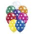 Assorted Polka Dots Latex Balloons (Pack of  8)