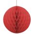 Red Honeycomb Tissue Balls (Pack Of 2) - 12