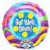 Get Well Soon Singing Foil Balloon 