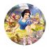 Snow White Paper Plates (Pack Of 8)