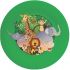 Jungle Party Paper Plates - Pack of 10