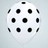 Polka Dots Latex Balloons (White) - Pack of 5 - 18