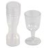 Small Wine Glasses (Clear Plastic) Pack Of  6