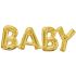 Baby Shower (Golden Baby Foil Balloons 1 Set Of 4 Piece/Baby Shower Decoration Items/ Baby Shower Party Supplies