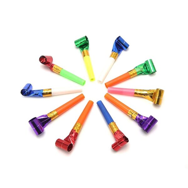 Multi Color Party Blowouts Whistles/Noisemaker, 20 Pcs