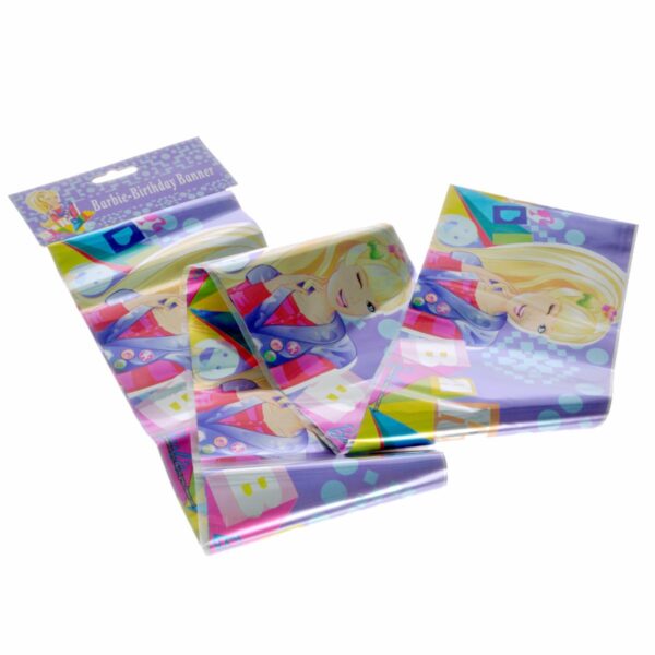 Barbie Party Banner - Purple