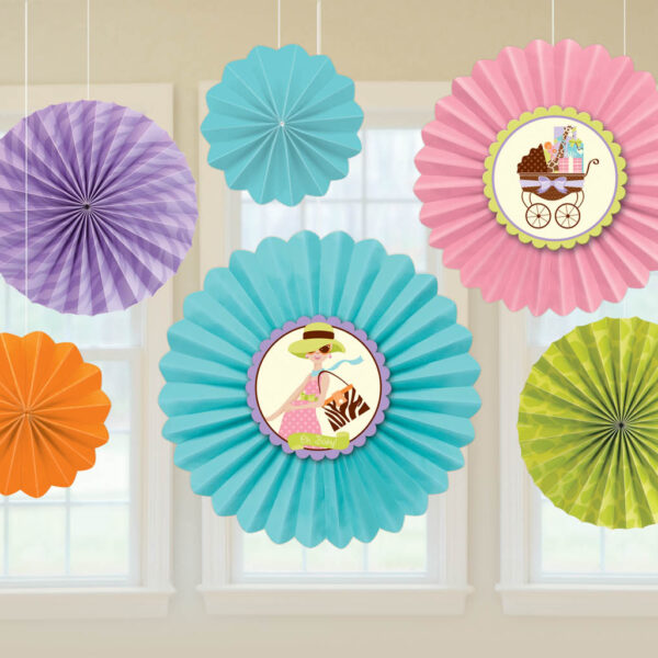 Paper Fan Decoration Modern Mommy