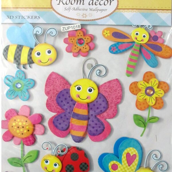3D Cute Butterflies Theme Wall Decor
