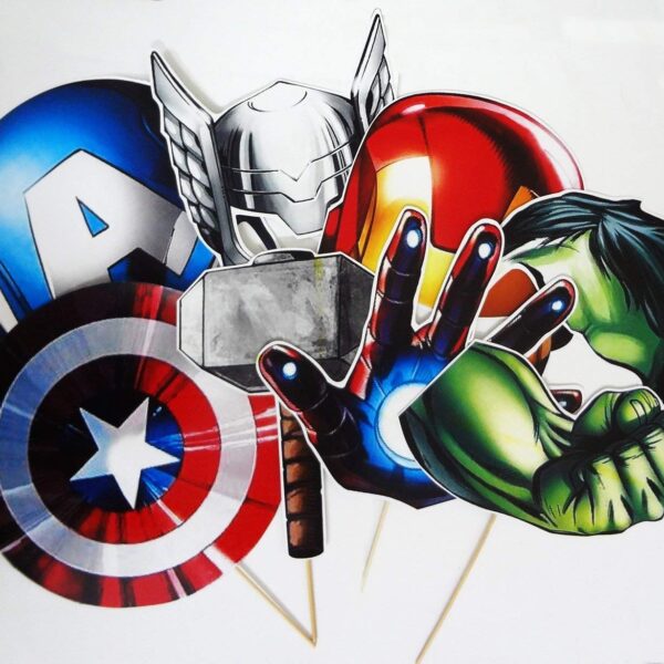 Avengers Photobooth (Set of 8) for Avenger Theme Birthday