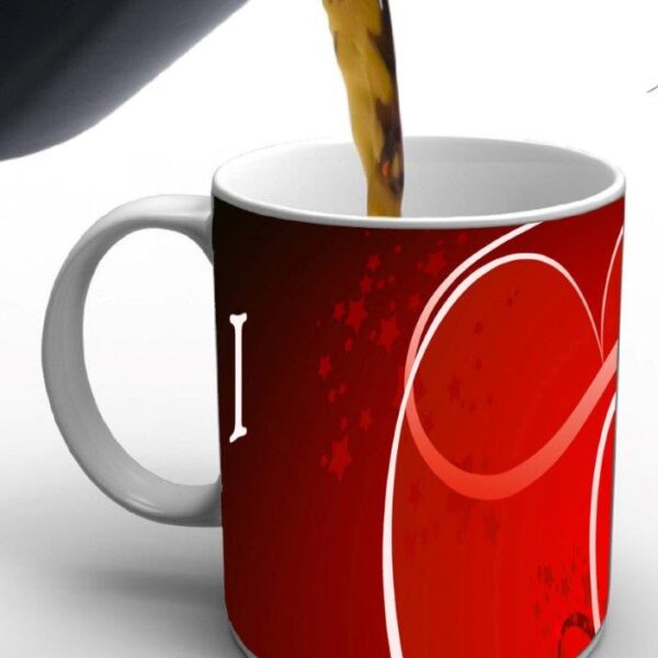 Red Heart Valentine Mug