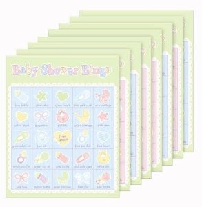 Baby's Coming Baby Shower Bingo Game (Pack Of 15)
