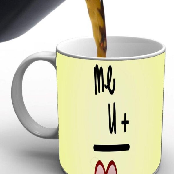 Me & U Print Valentine Mug