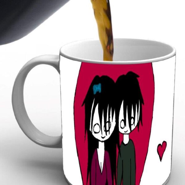Classic Lovers Print Valentine Mug