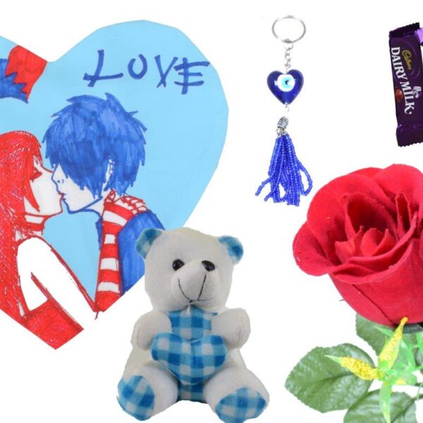 Cute Couple Design Valentine Combo (Pack Of 6)