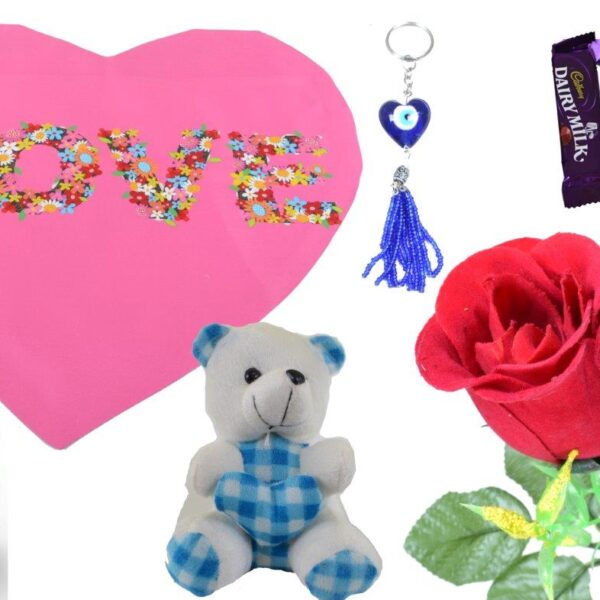 Flower Love Print Valentine Combo (Pack Of 7)