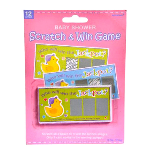 Baby Shower Scratch And Win Game