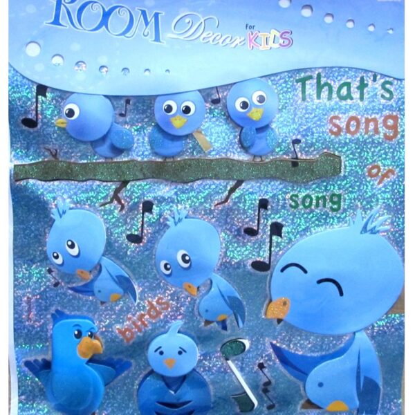 Beautiful Singing Birds Wall Decor