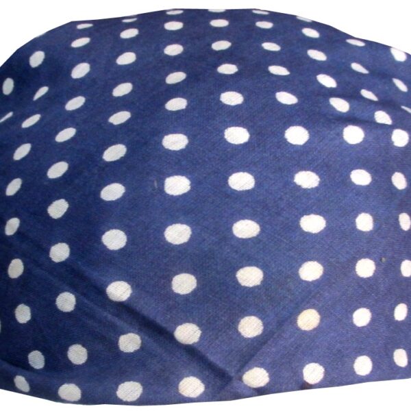 Blue Bandana With White Dots