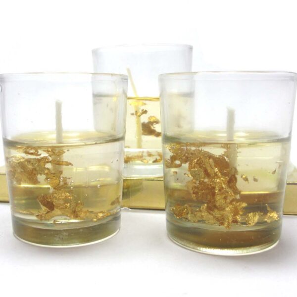 Romantic Party Candle - Golden