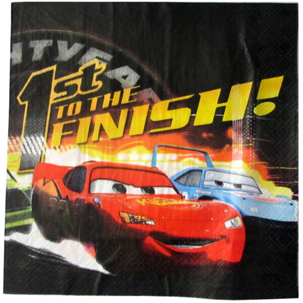 Cars Paper Napkins (Pack Of 10)