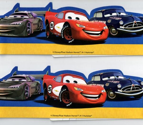 Cars Paper Headbands - Pack of 6
