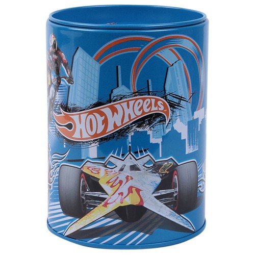 Blue Hot Wheels Coin Bank